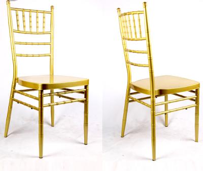 China modern design modern metal chiavari wedding gold tiffany chair for events hotel party for sale