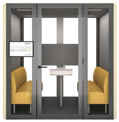 China Indoor Acoustic Telephone Booth Chatroom Simple Design Office Meeting Pod Soundproof for sale