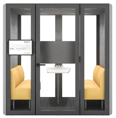 China Modern Design Indoor Mobile Silence Phone Booth Office Meeting Acoustic Soundproof Pod for sale