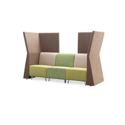 China New Design Restaurant Adjustable Private Fabric Sound Proof Booth Seating Sofa (Other) for sale