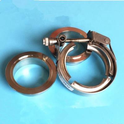 China Automotive Exhaust System 1.5 1 1/2 INCH STAINLESS STEEL V-BAND FLANGE FEMALE AND MALE FLANGE for sale