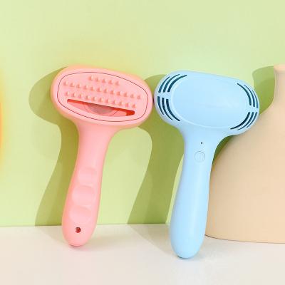 China Sustainable New Arrival Automatic Pet Hair Removal Groomimg Tools Clean Dog Hair Brush for sale