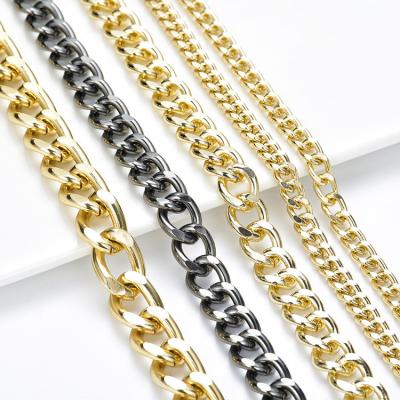 China Wholesale Eco-friendly Metal Purse Coins Accessories Supplier Gold Bag Decorative Steel Chain for sale