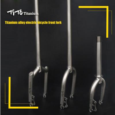 China BMX TiTo High Quality Titanium e Bike Front Fork For Q1 Vehicle Modification Ultralightweight 12