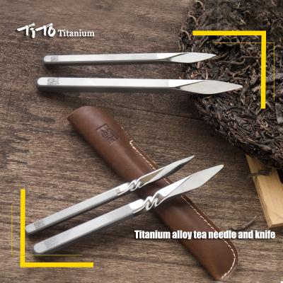 China Well-designed Viable Manual Tea Knife Twist Needle Tea Alloy TITO Titanium Lifting Device All Titanium Alloy for sale