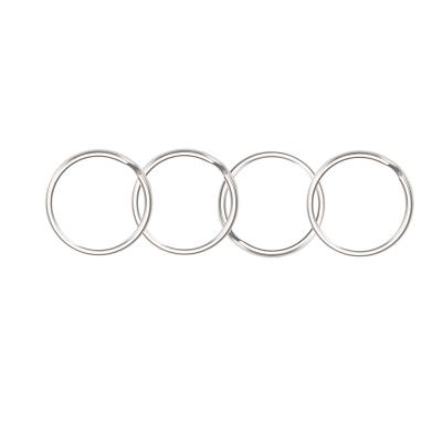 China Metal TiTo High Quality Gr 2 Titanium Split Ring 20mm 25mm 32mm For Key Ring High Elastic Keyring for sale