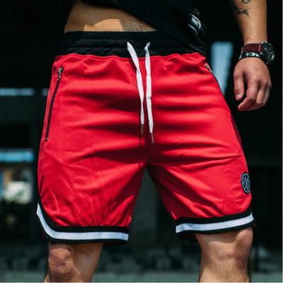 China Antibacterial Shorts Men's Antibacterial Fitness Pants Breathable Summer Basketball Capris Hip Hop Training Shorts for sale