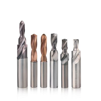 Cina customized made nano coated Custom carbide drill with coolant hole in vendita