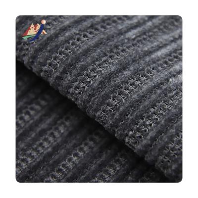 China Stretch modern design chenille /polyester/spandex jacquard fabric for pants fabric for sale