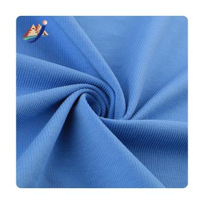 China Anti pill factory direct sale 40S/1 cotton 50D/48F span 30D nylon ersey fabric for sale