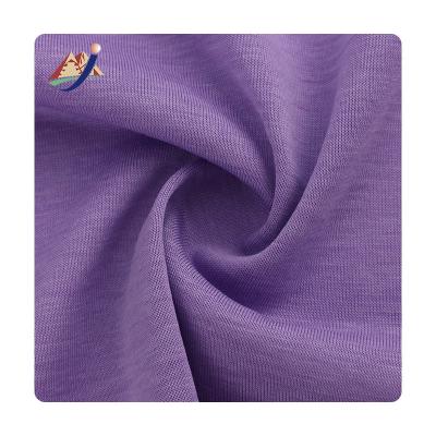 China Anti pill factory direct sale 40S/1 tencel cotton polyester mercerized jersey fabric in knitted for sale