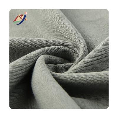 China Factory Price 32S/1 Cotton Shrink-Resistant Compact Gossip 51% Cotton Single Jersey Stripe Fabric Knitted for sale