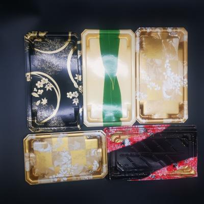 China OEM ODM Disposable Food Packaging Box Sushi Tray For Grocery Store for sale