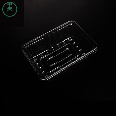 China Disposable Clear Lunch Box Disposable Take Out Fast Food Container Plastic Food Packing Box for sale