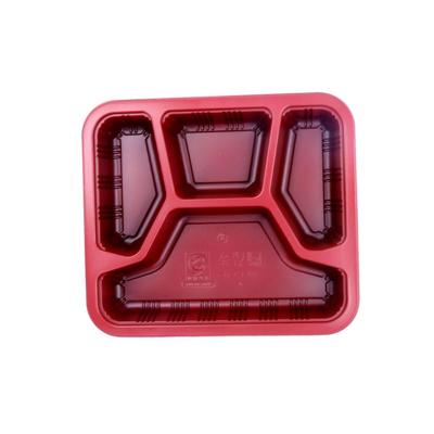 China Disposable Microwavable Compartment Lunch Food Box Take Away Bento Box for sale