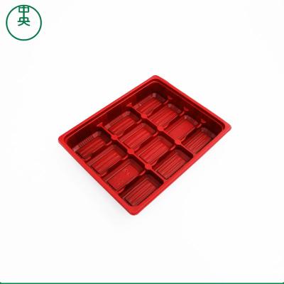 China Disposable Plastic Dumplings Fast Food Packing Tray With Lid For Dumplings for sale