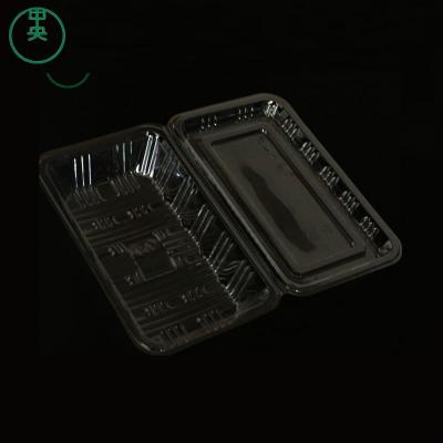 China FD-S1 Materials Clear Recycled Disposable Double Fried Chicken Legs Container for sale