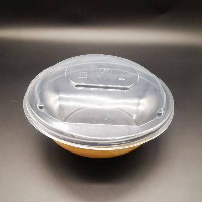 China Factory direct sale disposable airtight black soup bowl rice bowl noodle bowl for sale