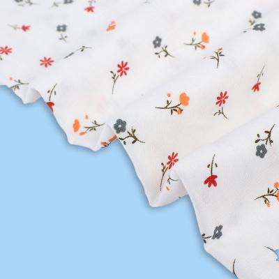 China 120GSM gedrukt Dubbele Gauze Fabric-jaren '40 voor Zwangere Kleding Om het even welk Ontwerp Te koop