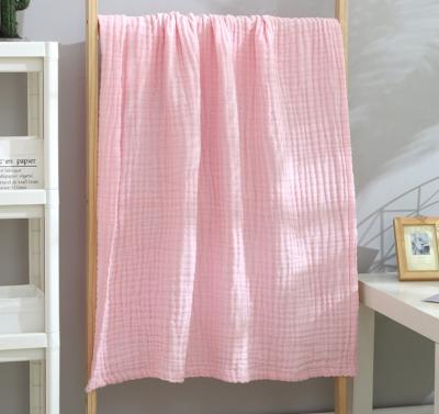 China Weichfaser-Baumwolle 100% wickelt Gauze Fabric Two Layer Baby-Grad zu verkaufen