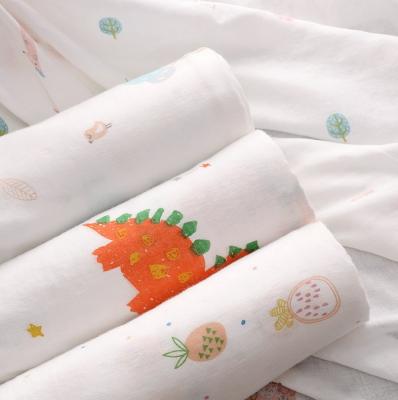 China Multilayer White Double Gauze Fabric for sale