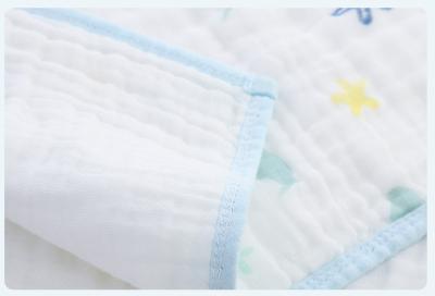 China Reine Baumwolle der Kind40s 4 Schicht-Gauze Fabric For Newborn Clothes-Antistatisches zu verkaufen