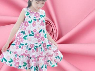 China Cotton And Recycled Polyester Blended Fabric Moisture Wicking Children Dress zu verkaufen