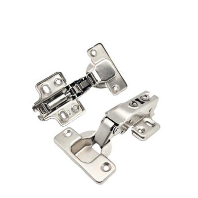 China Modern Soft Dimming Furniture Hinge Kitchen Close Hinge With Fixed Plate Cabinet Hinge for sale