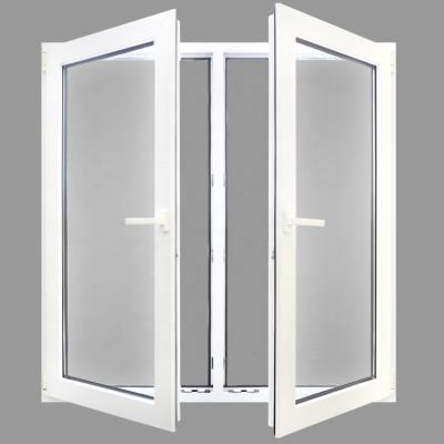 China Folding Glass Windows And Screen WANJIA PVC Doors for sale