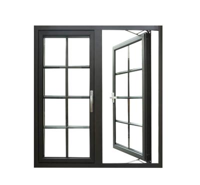 China waterproof & Healthy Insulation& WANJIA Energy Saving Double Glazed Aluminum Glass Windows Swing Window for sale