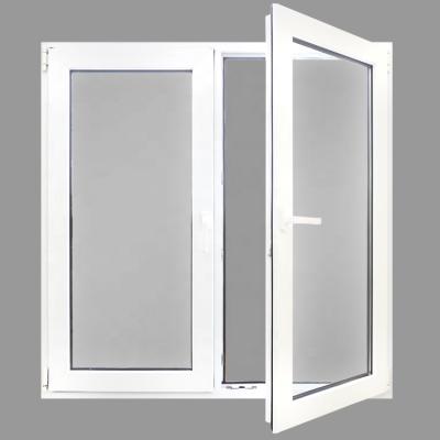 China Folding Glass Door And Screen WANJIA PVC Window for sale