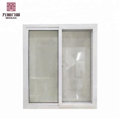 China waterproof & Healthy Insulation& WANJIA Energy Saving Design Heavy Duty PVC Windows And Doors PVC Sliding Window for sale