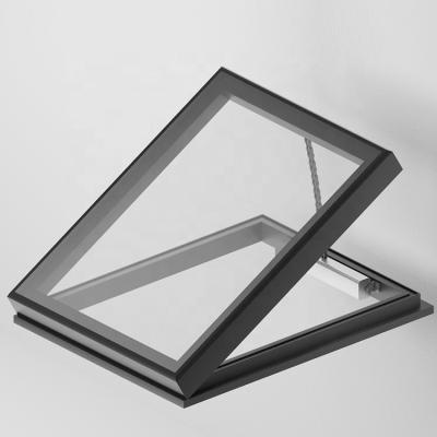 China waterproof & Healthy Insulation& energy saving customized upvc aluminum pvc roof window / skylight window for sale