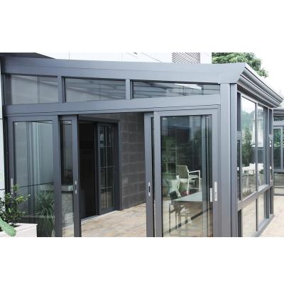 China Energy efficient Australia garden patio enclosure aluminum gazebo sunrooms glass greenhouse for sale