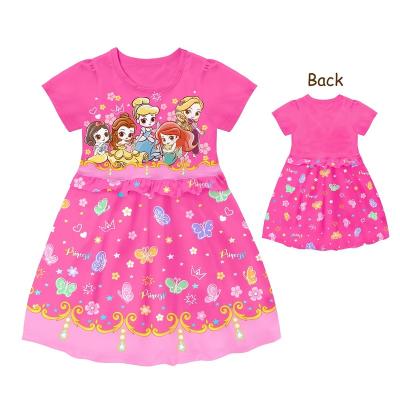 China Viable Sweet Design One-Piece Girls Dresses Wholesaler Sale Cute Dress Cartoon Skirt for sale