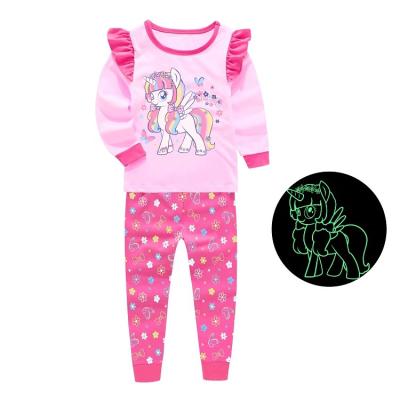 China New Cartoon Pajamas Taiwan Design Basic Children Sleep Clothes Children Pajamas Set for sale