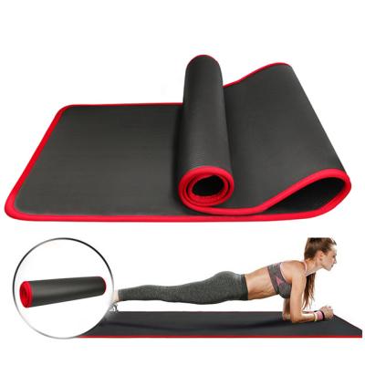 China Wholesale Non-Slip Fitness Mat Thick Pilates Gymnastics Mat Yoga Mat Yoga Mat Print Logo Non-Slip Fitness Mat Thick Pilates Gymnastics Yoga Mat for sale