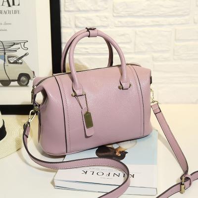 China 2022 Latest Factory Wholesale Cheap Fashionable European and American 2022 Anti-theft Style PU Leather Handbags For Lady for sale