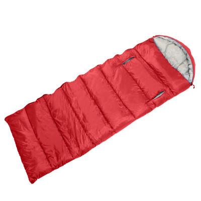 China Factory 2022 Factory Wholesale Cheap Outdoor Winter Anti-theft Single Cloth Cotton Polyester Compression Displacement Filling Sleeping Bag for sale