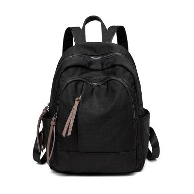 China 2022 Newest Factory Oxford Tassel Cloth Retro Cross Anti-theft Woman Wholesale Cheap Casual Backpack - Body Anti-theft Backpack for sale