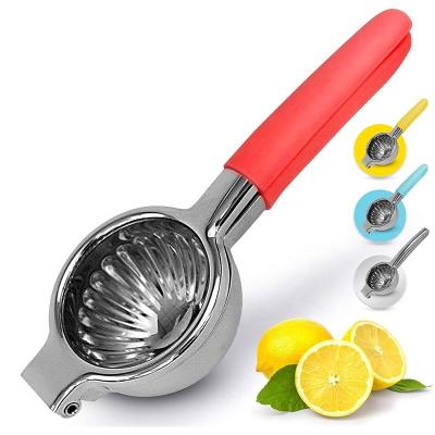 China Stainless Steel Viable Orange Squeezer Manual Lemon Citrus Squeezer Squeezer With Silicone Rubber for sale