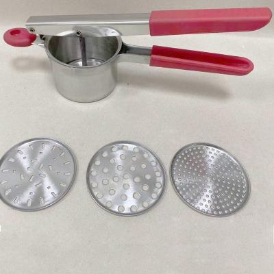 China Amazon Kitchen Tools Hot Viable Hollow Watermelon Slicer and Puncher Selling Best Stainless Steel New Products Early Harvest Potato Masher in 2020 for sale