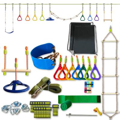 China Outdoor Play Climbing Sport EN71 1,2,3 and ASTM F963 Ninja Line Warrior Course for sale