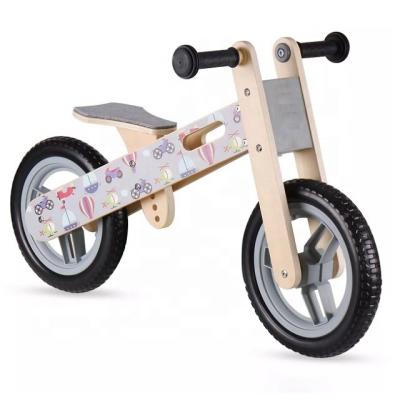 China Wooden Tower Toys Kids Balance Bike Racing Balance Bike For Toddler Indoor Or Outdoor Play for sale