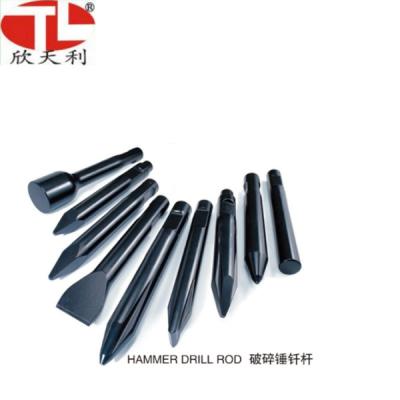 China Hydraulic Excavator 42CrMo Sb40 Hammer Drill Rods Rock Breaker Chisel for sale