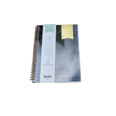 China 2021 Modern Luxury Custom Spiral Agenda Hardcover Logo Daily Weekly Monthly Planner Notebook Printing for sale