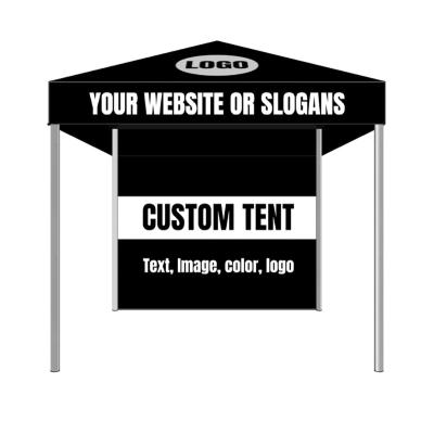 China E-Z Up 3x3M Custom Printing Pop Up Custom Canopy Aluminum View Gazebo Tent With Sidewalls for sale