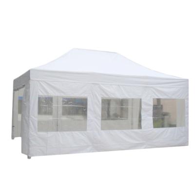 China E-Z Up Folding Tent 4X6M Aluminum Frame Solid Pop Up Canopy Tent With Window Sidewalls for sale