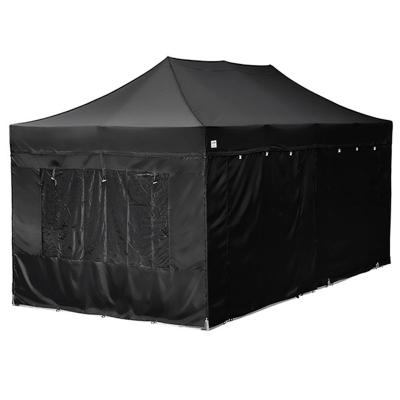 China E-Z Up 4x8M Aluminum Frame Gazebo Tent With PVC Windows Sidewalls Pop Up Canopy Tent for sale