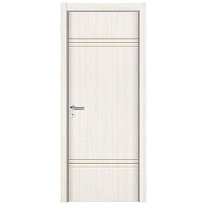 China Simple Flush Modern Home Door Modern Flush Design MDF Molding Wood Door Interior Bedroom Door for sale